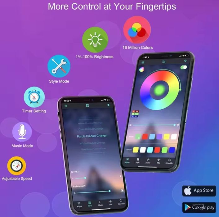 Fita LED inteligente para TV ou monitor nova multicores