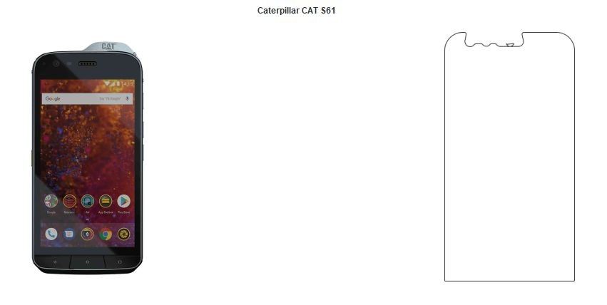 Folia Ochronna ZAGG Ultra Clear+ do Caterpillar CAT S61