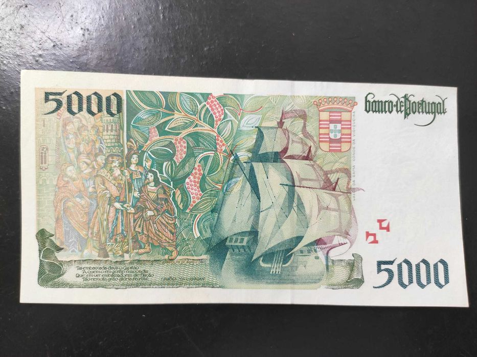 Nota 5000$ Vasco da Gama 1995 #1