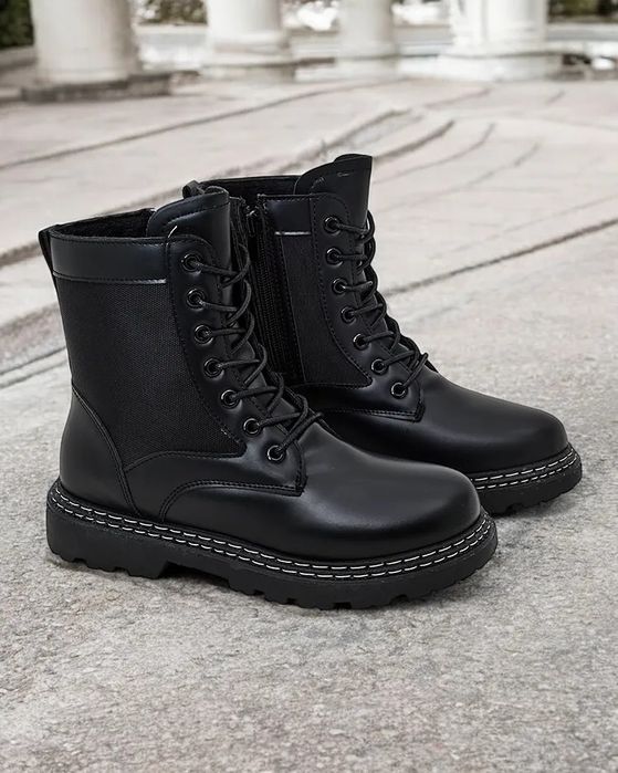 36 37 38 botki 39 40 41 glany ocieplane workery na grubej podeszwie