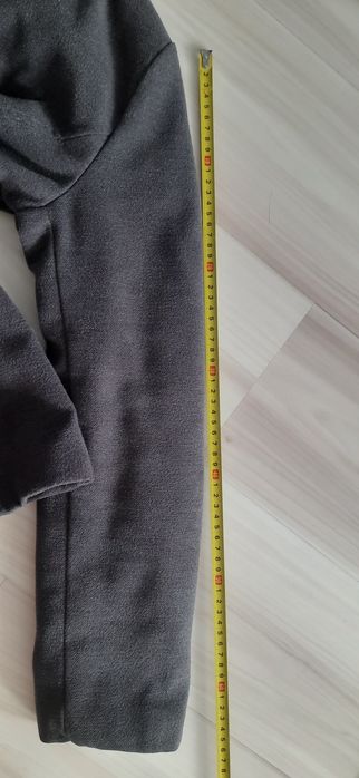Szary Klasyczny Płaszcz r.L/XL