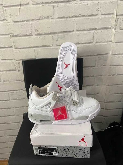 Nowy z metką  Jordan 4 retro White Oreo R.45