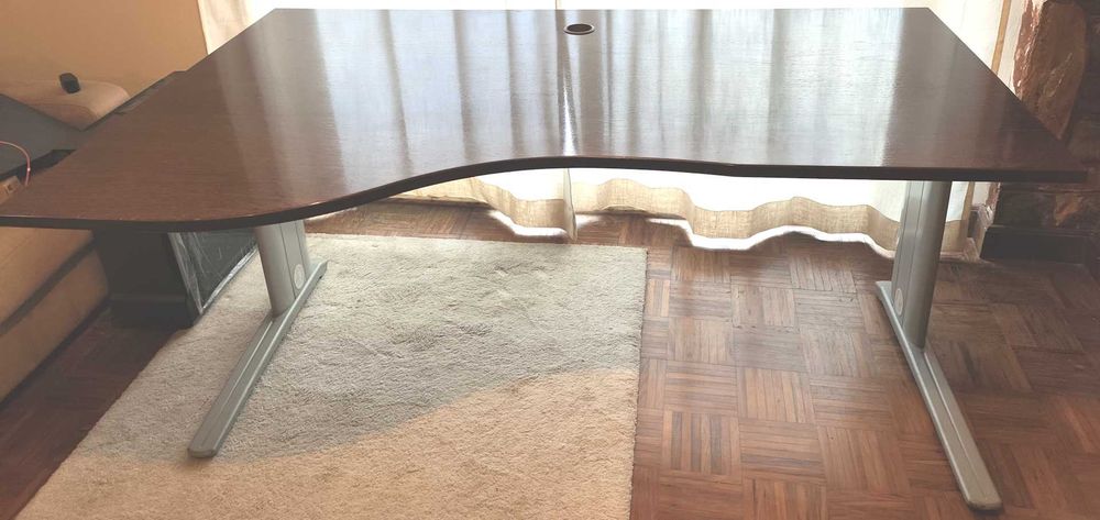 Secretária sector bancário em madeira maciça