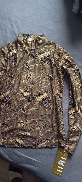 Złoty półgolf  rozmiar S