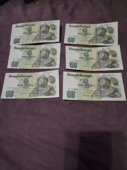 Vendo notas novas