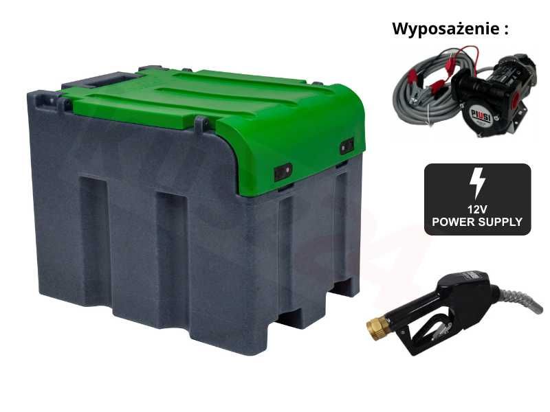 Zbiornik mobilny 400l BOX FORTIS do oleju napędowego