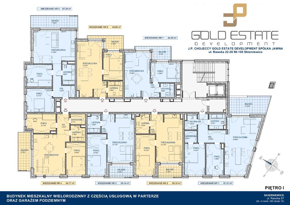 2-pokojowe mieszkanie 42,55 m² 489 325 zł 11 500 zł/m² - Widok 4