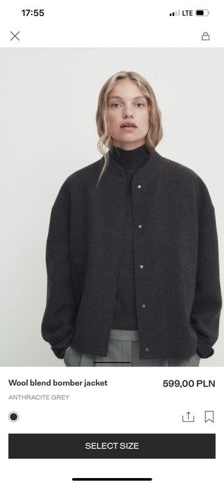 Бомбер massimo dutti ( вовна)