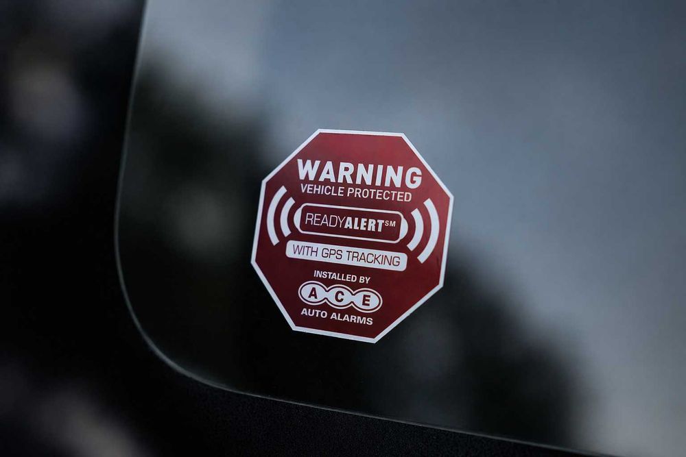 Autocolantes de Alarme para Vidro Carro - Dissuasores Anti Roubo