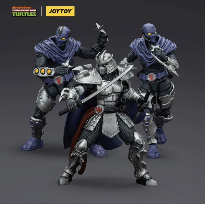 Фигурки Joy Toy, TMNT, Черепашки ниндзя, Shredder, Krang, April: 6