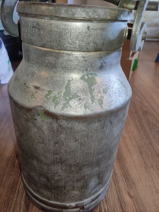 Kanka bańka na mleko aluminiowa duża 10l