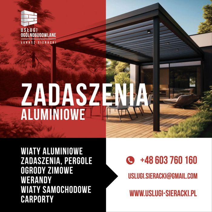 Pergole dachy zadaszenia wiaty