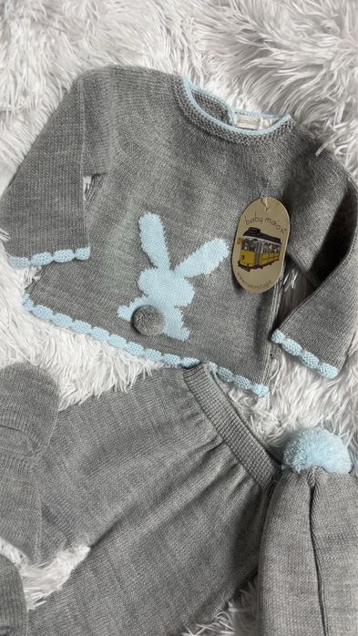 Conjunto de malha de bebe 3m maiorista