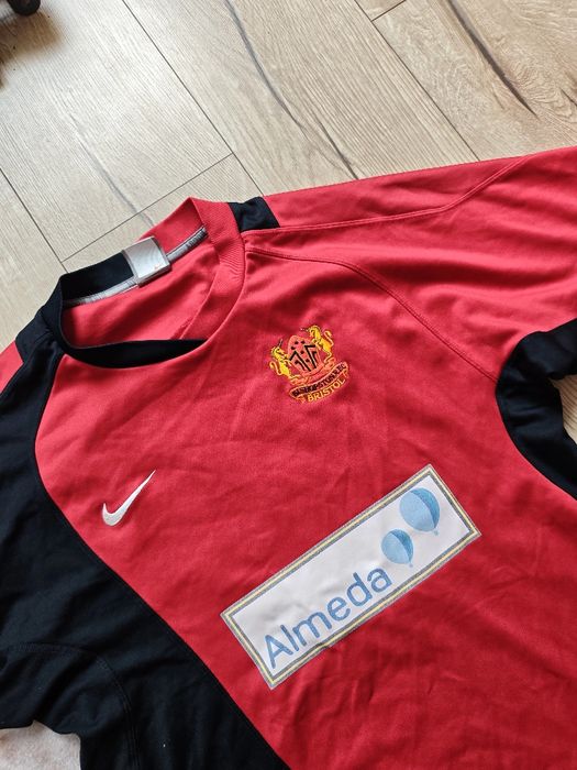 Koszulka rugby Nike Bishopston RFC Bristol czerwona męska