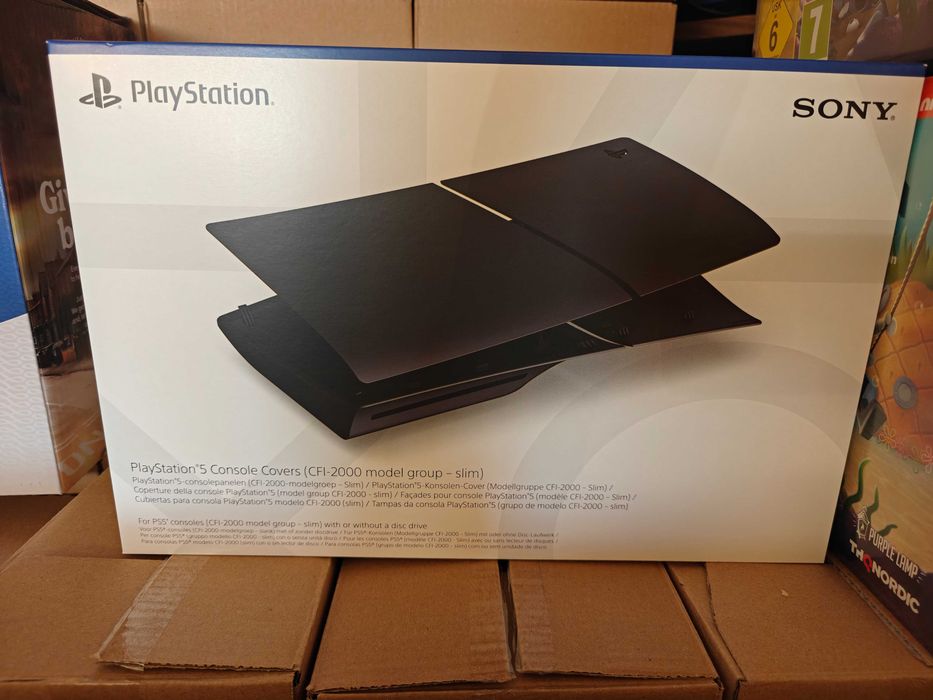 Sony PlayStation Midnight Black Slim Cover - ORYGINALNA Obudowa PS5 Slim