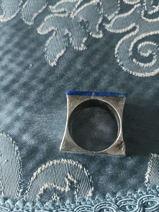 Pierścionek lapis lazuli 925