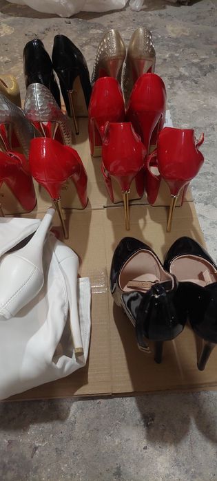 Zestaw 12 par czółenka wysokie szpilki