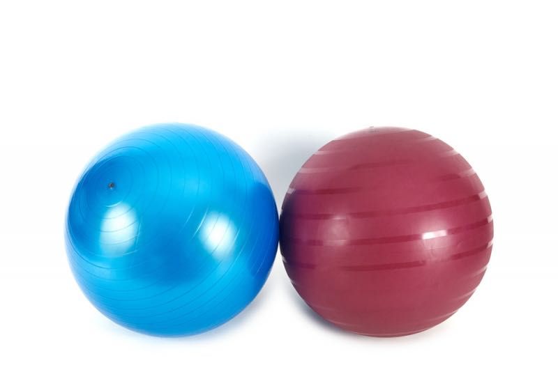 Bolas pilates/ ginástica, várias cores; ø65cm - 2pc.