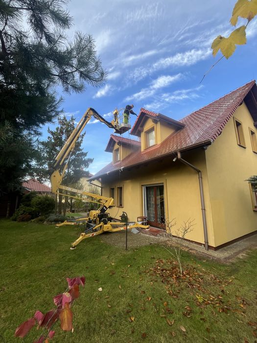 Mycie dachów i elewacji