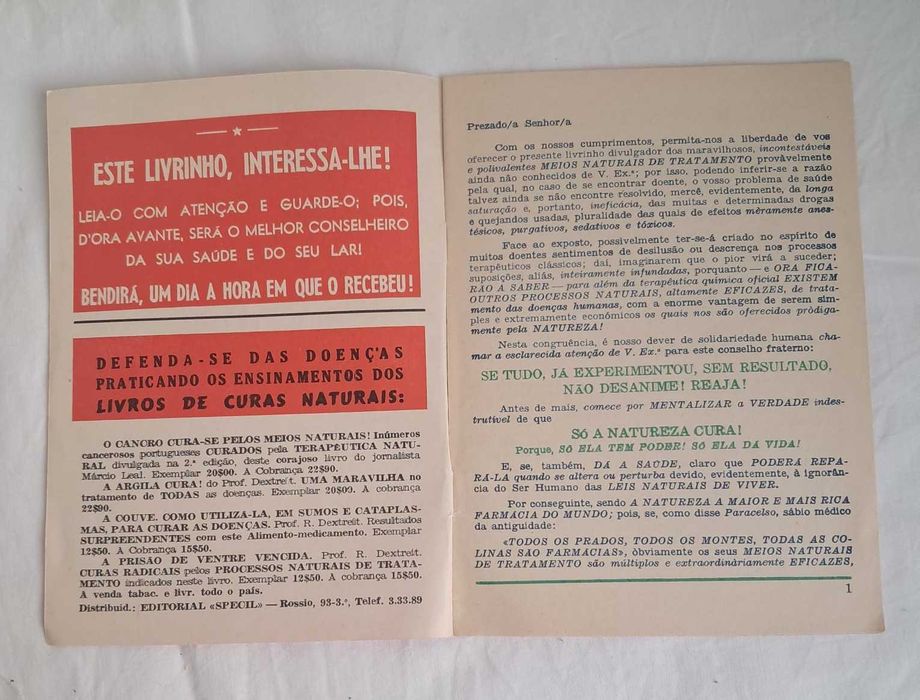 Livro 'Saúde para Todos pelos Meios Naturais'