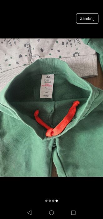 Zestaw dwóch dresów george