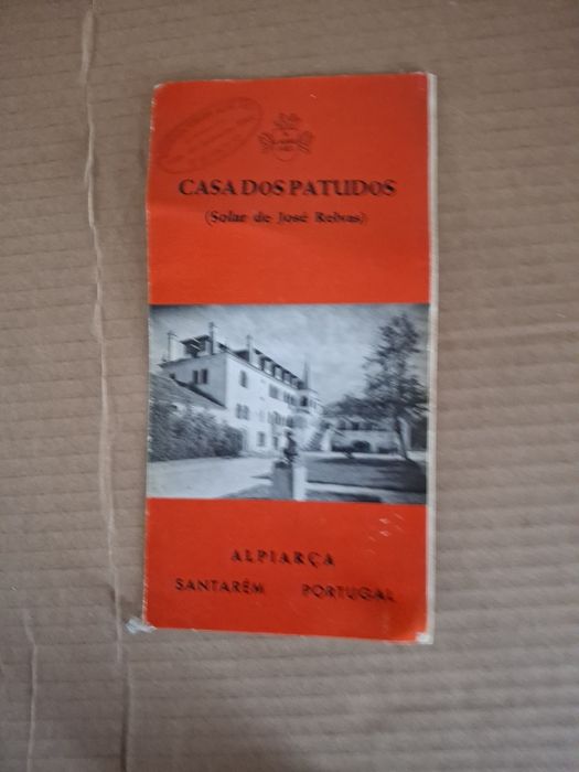 Casa dos patudos almeirim jose relvas brochura antiga