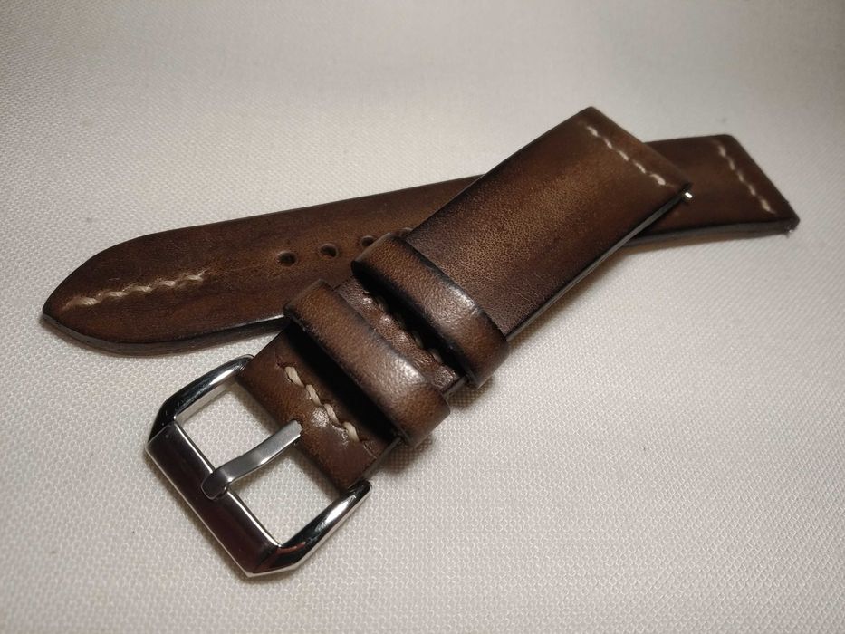 Pasek skórzany do zegarka 22 mm - szybki montaż
