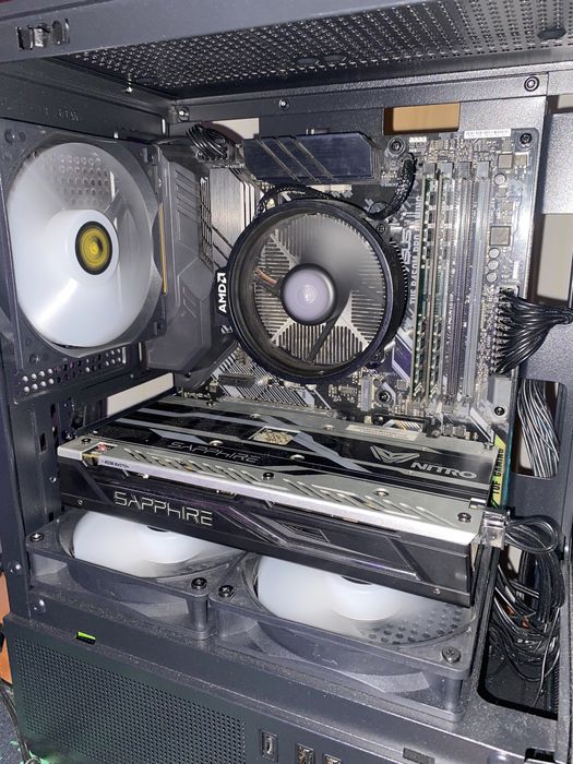ІГРОВИЙ ПК + ГАРАНТІЯ   Ryzen 7 1700 16gb ddr4 rx470 8gb