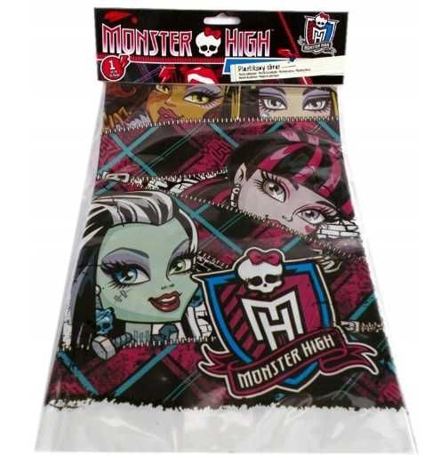 Obrus foliowy Monster High urodziny party impreza 120x 180 cm
