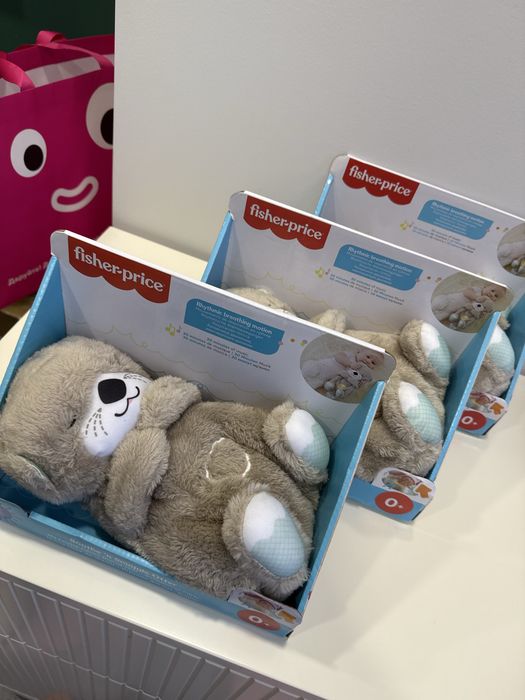 Дихаюча іграшка нічник Видра Fisher-Price Казкові сни видренятка FXC66