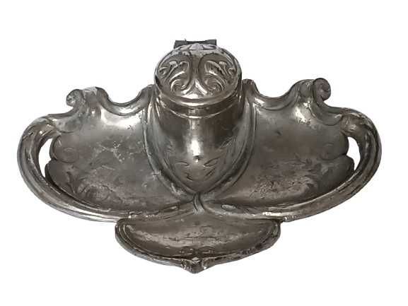 Stylowy secesyjny syg. kałamarz