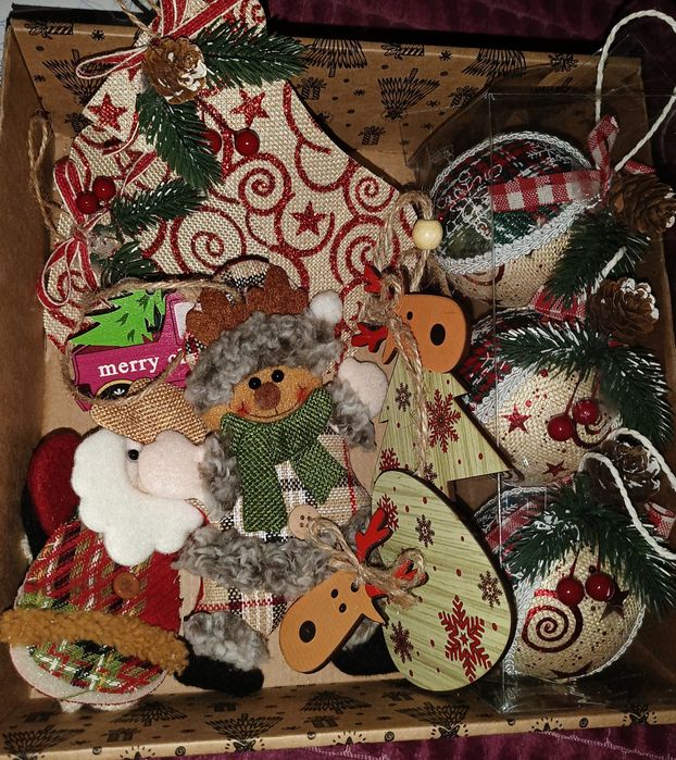 Прикраси новорічні для ялинки