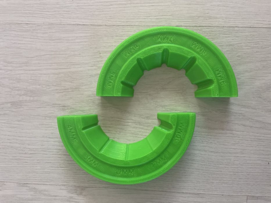 Насадка кондуктор для заточки свердл на болгарку