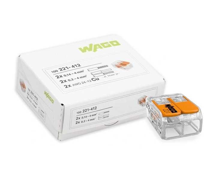 Wago szybko złączka kostka wago 221-412 złączka / 100szt.