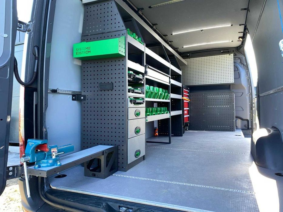 Zabudowa serwisowa do samochodu dostawczego Regał Bus Szafka