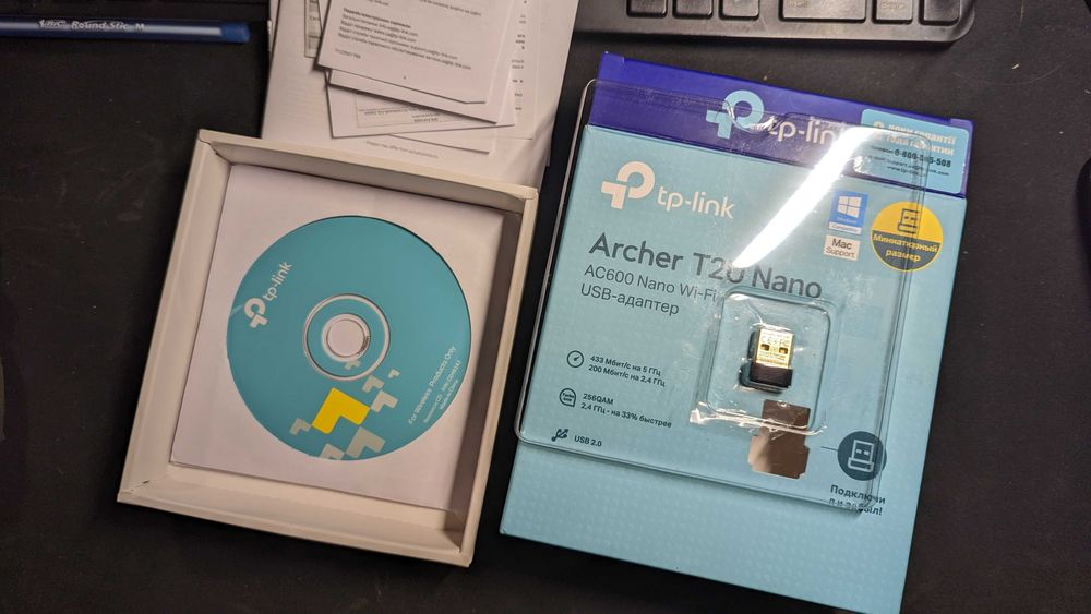 Беспроводной Wifi адаптер TP-Link Archer T2U