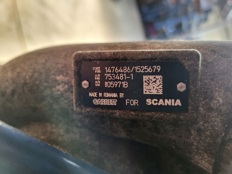 turbosprężarka turbina scania r 1476486 1525679