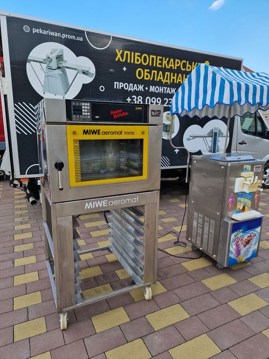 Пічь Печь Хлібопiч Miwe 220 вольт 3kw NEU пароконвектомат