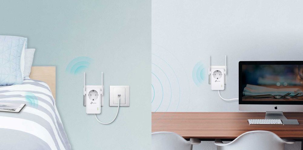 TP-Link TL-WA860RE Wi-Fi Range Extender – 300Mbps with Built-in Power Outlet64751142192515122