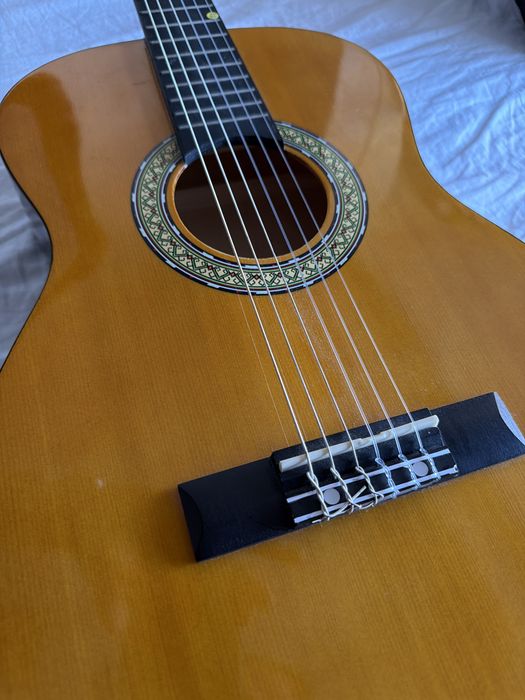 Guitarra classica iniciante e saco