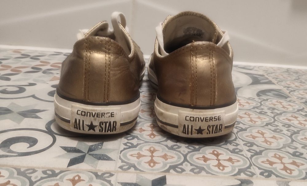 Trampki Converse r. 41,5 * 26,5 cm All Star Złote