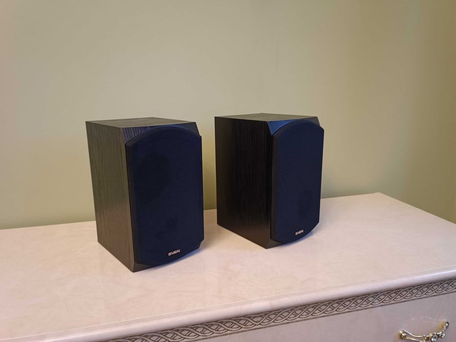 Активные колонки SVEN BF-11R (2.0), дерево, с пультом. Колонки для пк.