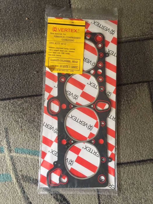 прокладка ГБЦ, вкладиши корінні стд Hyundai Coupe, Lantra , все нове