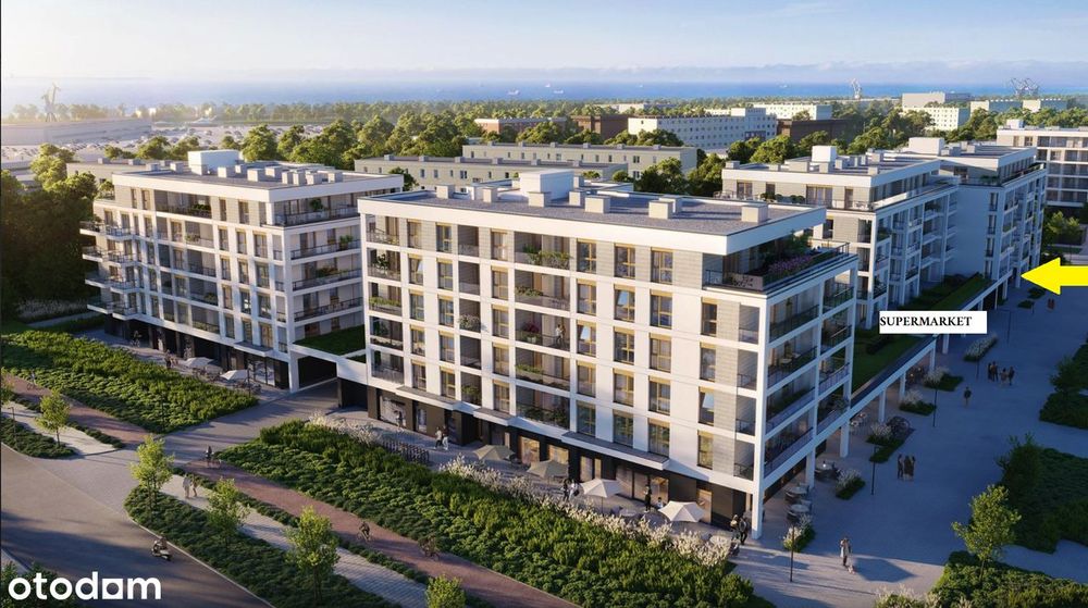 Obok SUPERMARKETU | PORTO Letnica | Parter | Lokal usługowy 121,47 m²