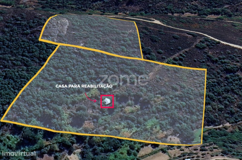 Quinta de ~3ha com duas moradias para reconstrução total