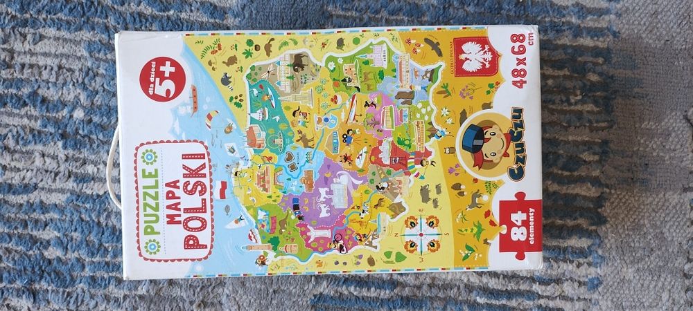 Puzzle do nauki mapy Polski CzuCzu