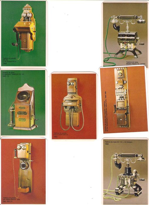 Calendários antigos preço na descrição