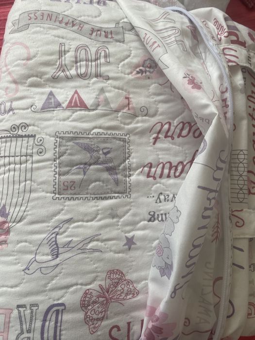 Manta para cama de menina