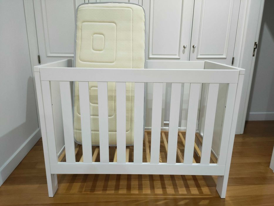 Berço/cama + kit Cosleep criança da Trama cor Branco