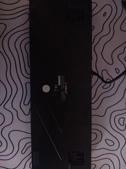 NPLAY RGB Mechanical Keyboard – Blue Switches, Good Condition64752180017026121